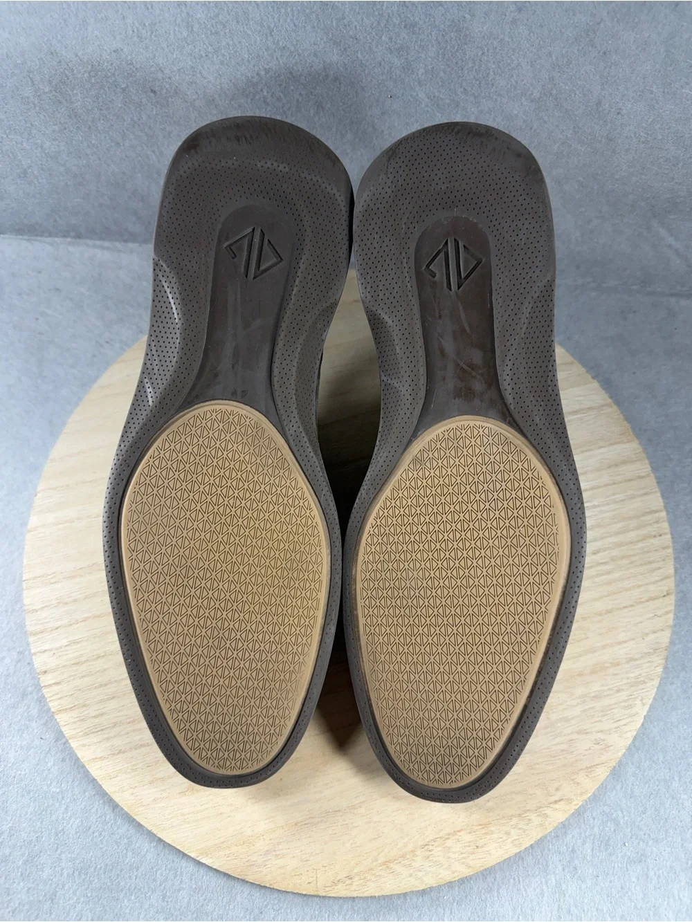 Amberjack The Original Slate Grey Suede Hybrid Derby Dress Shoes Size 11 M